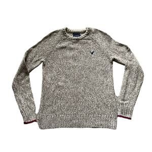 American Eagle Mens/Teen Fisherman Chunky Knit Sweater Size Small Cotton/wool